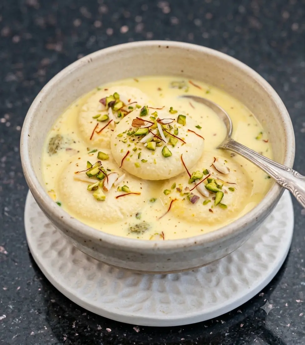 Quick Milk Powder Rasmalai